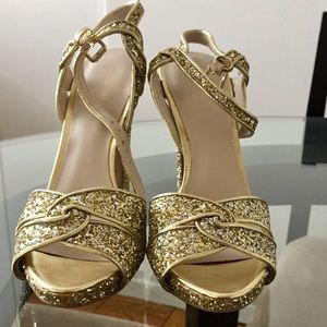 Summer sparkly sandals